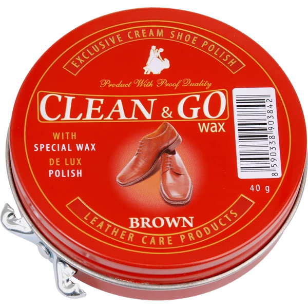 Mattes barna dobozos cipőkrém 40g