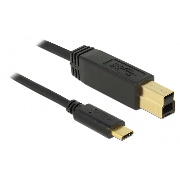 Delock USB 3.1 Gen 2 (10 Gbps) kábel Type-C a B-típusú 0,5 m