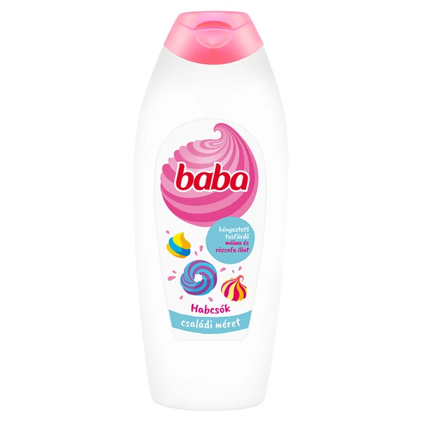 Baba Habcsók málna & rózsafa tusfürdő 750ml