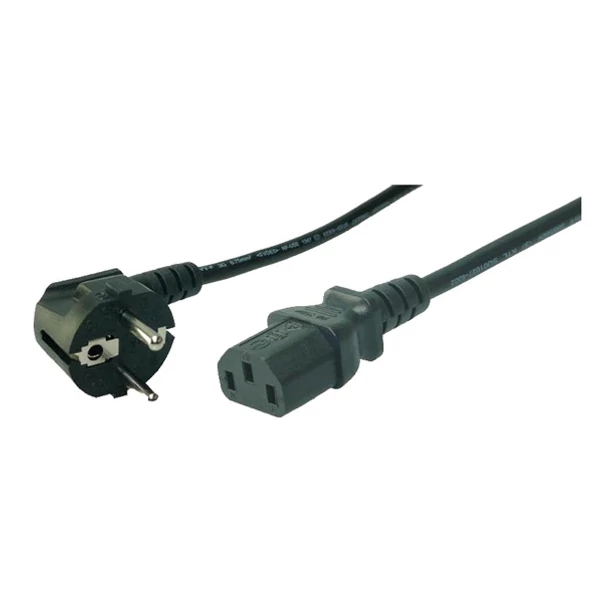 LogiLink Tápkábel > IEC aljzattal, fekete, 3 m