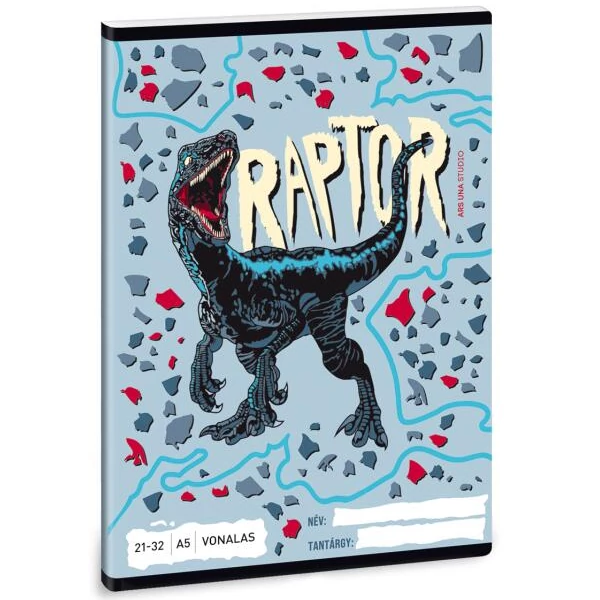Ars Una: Raptor vonalas füzet A/5 21-32