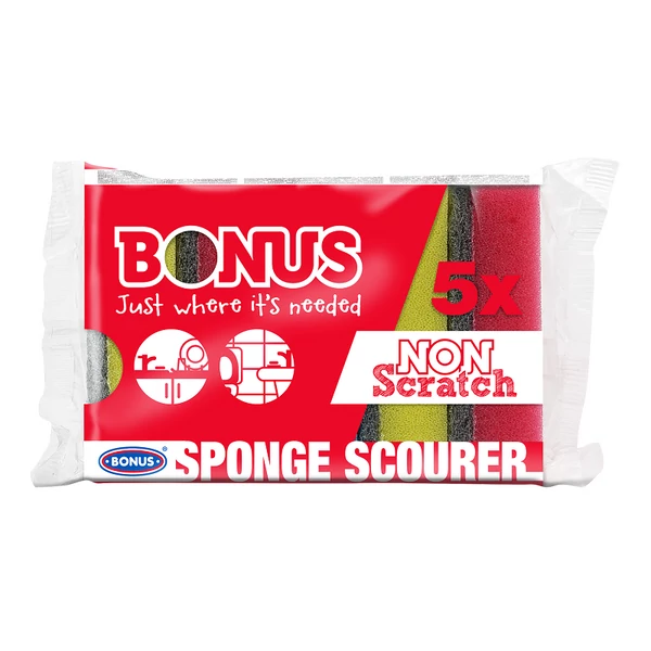 Bonus mosogató szivacs 5db-os kiszerelésben