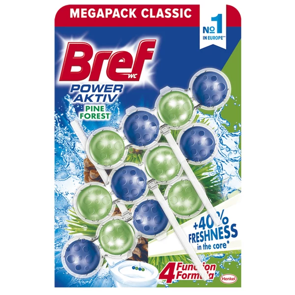 Bref pine forest classic power aktiv 3x50g wc illatosító