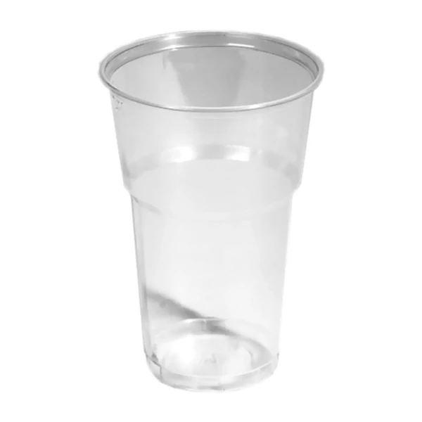 Eldobható natúr műanyag pohár 3dl 50db