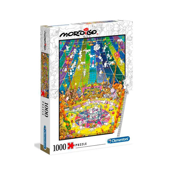 Mordillo A show puzzle 1000db-os - Clementoni