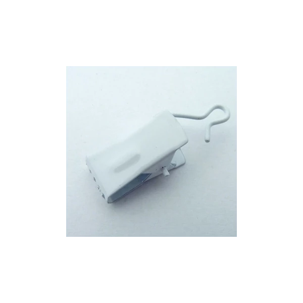 Fehér függönycsipesz 20db