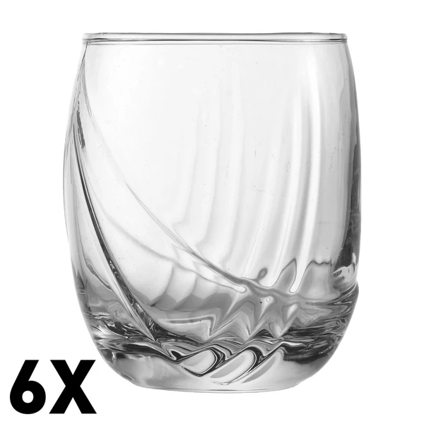 Glory üveg pohár 30cl 6db