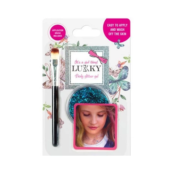 Lukky: Csillámos kék testzselé