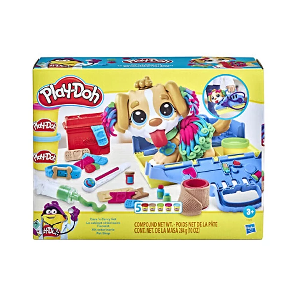 Play-Doh Care 'n Carry Vet gyurma szett - Hasbro