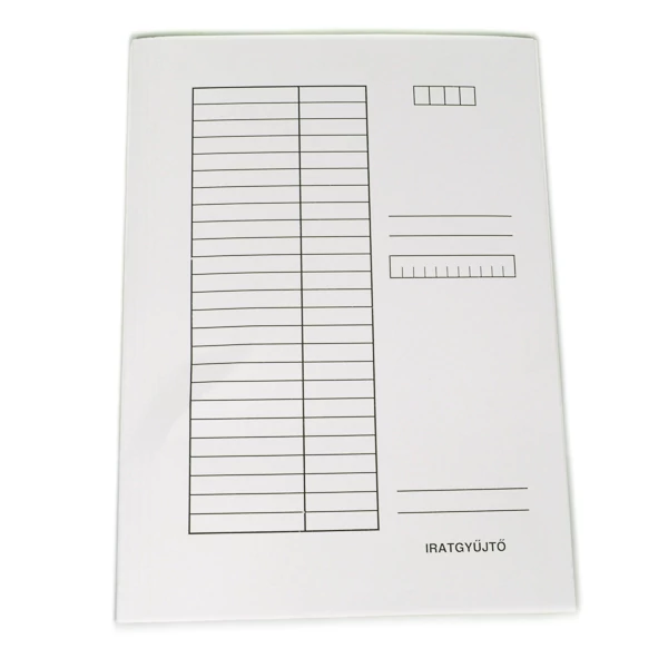 Iratgyűjtő pólyás pd a/4 fehér