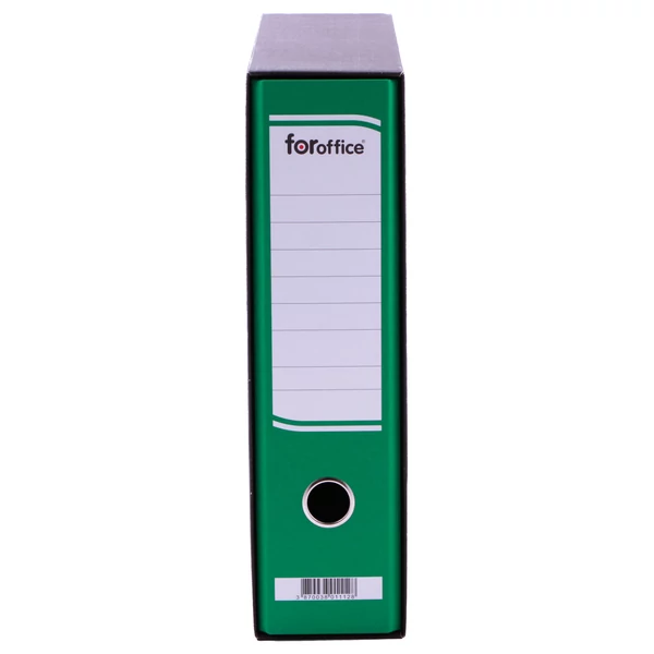 Iratrendező tokos foroffice 80mm a/4 zöld