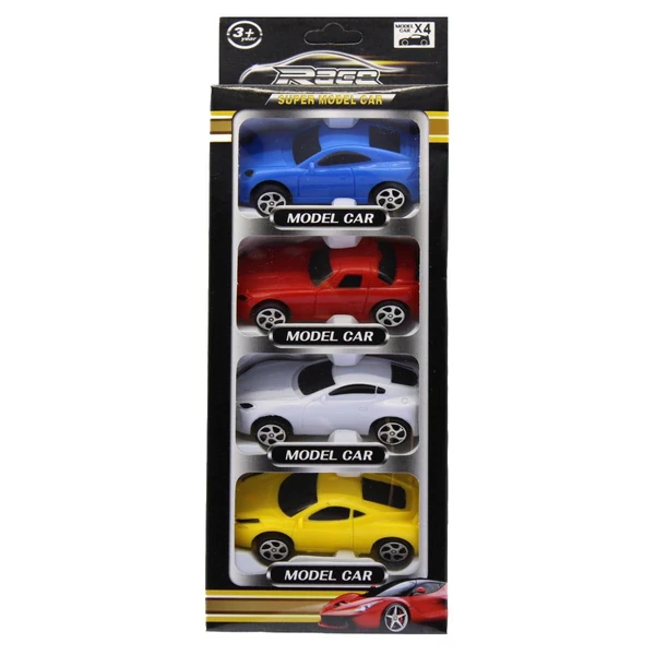 Játék autó 4 db 8cm ja6944