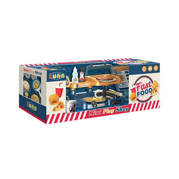 Pizzéria játékszett fénnyel és hanggal 35db-os