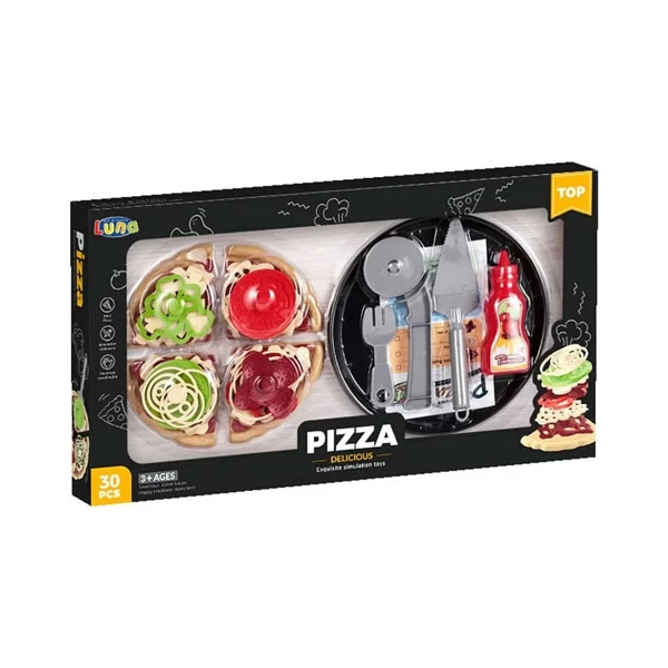 Pizzakészítő játékszett 30db-os