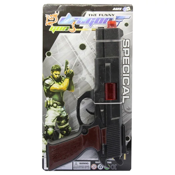 Játék pisztoly pörgő hanggal bz6162