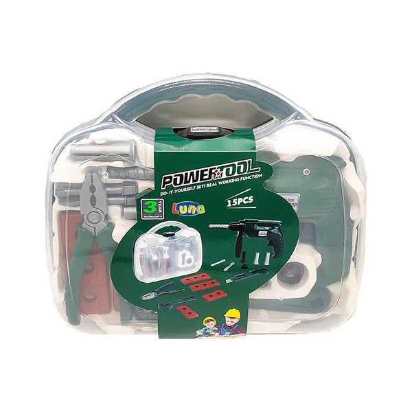 PowerTool szerszámos készlet fúróval