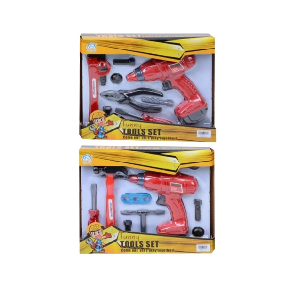 Csavarbehajtó barkács játékszett két változatban