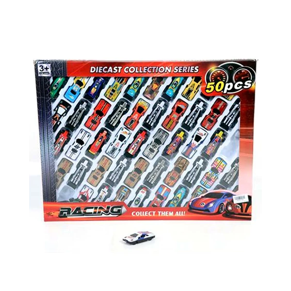 Versenyautó szett 50 db-os kiszerelésben vegyes színekben