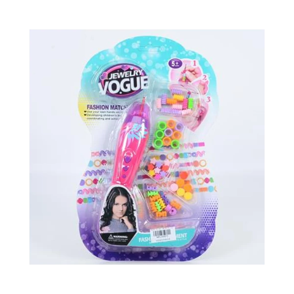 Hajfonatkészítő szett gyöngyfűzővel