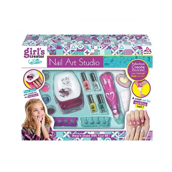 Girl's Creator köröm stúdió szett kiegészítőkkel