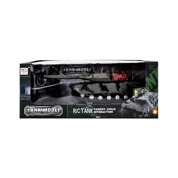 RC Terepmintás távirányítós harckocsi fénnyel és hanggal 1/32