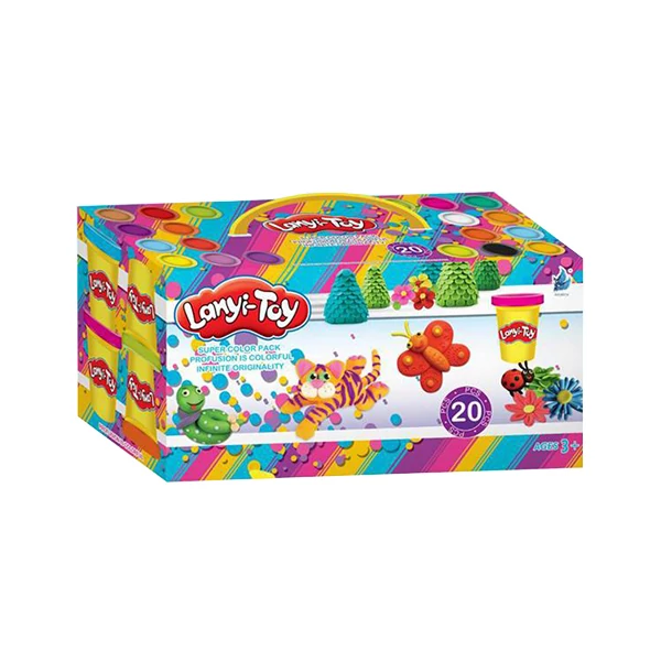 Lanyi-Toy vidám gyurmakészlet formázó szerszámokkal