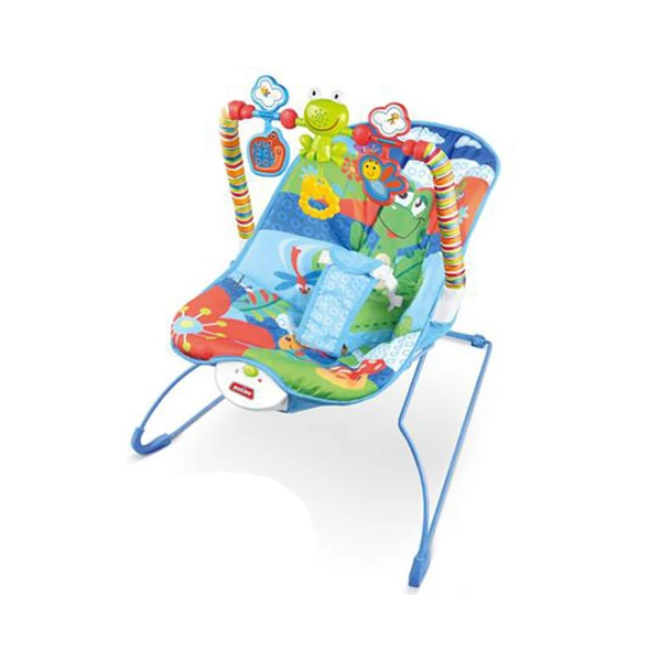 Rezgő és zenélő pihenőszék békás mintával