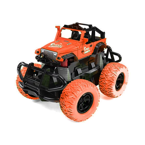 RC Monster Truck narancssárga távirányítós járgány 1/28