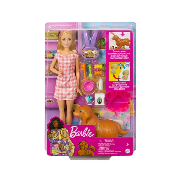 Barbie újszülött kiskutyusok játékszett - Mattel