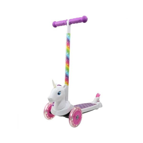 Unikornis forma háromkerekű roller