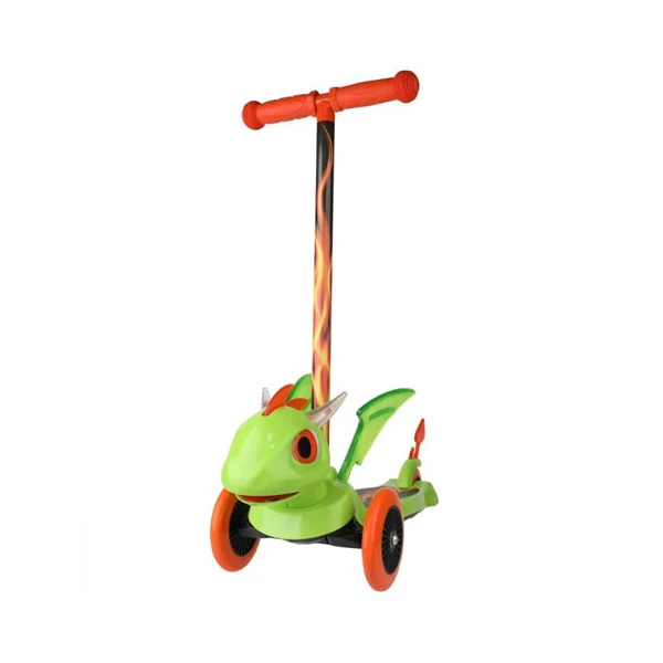 Sárkányos forma háromkerekű roller