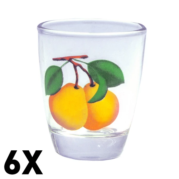 Pálinkás pohár (felespohár) körte 30ml 6db