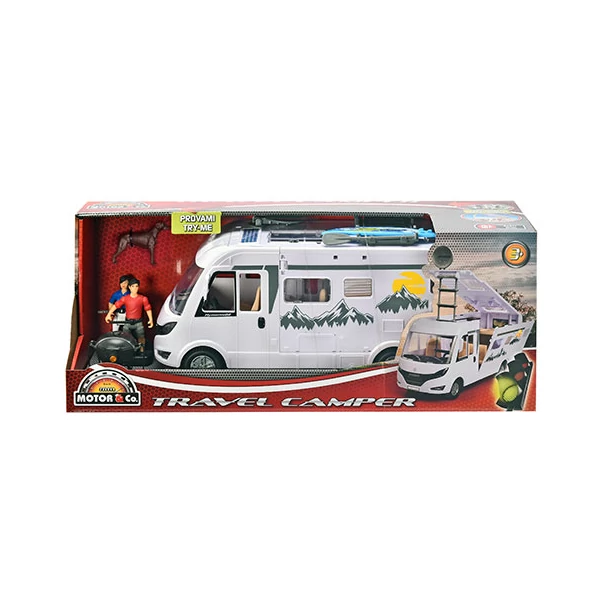 Hymer Camping Van lakóautó kiegészítőkkel 30cm - Dickie Toys