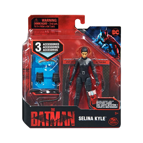 DC Comics: The Batman Selina Kyle játékfigura kiegészítőkkel 10cm - Spin Master