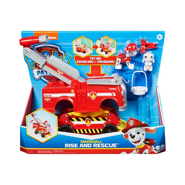 Mancs őrjárat: Rise and Rescue Marshall átalakuló jármű figurával - Spin Master