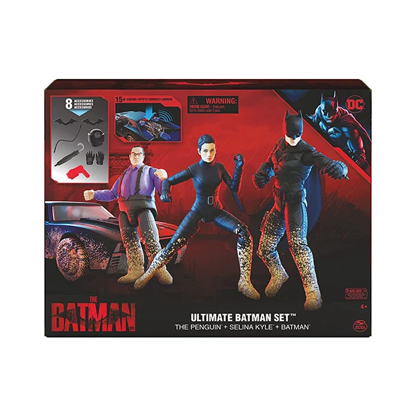 DC Comics: The Batman Ultimate játékszett 10cm-es figurákkal - Spin Master