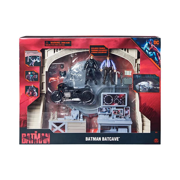 DC Comics: The Batman Batcave játékszett - Spin Master