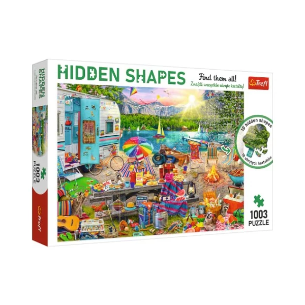 Hidden Shapes: Lakókocsis utazás 1000db-os puzzle - Trefl