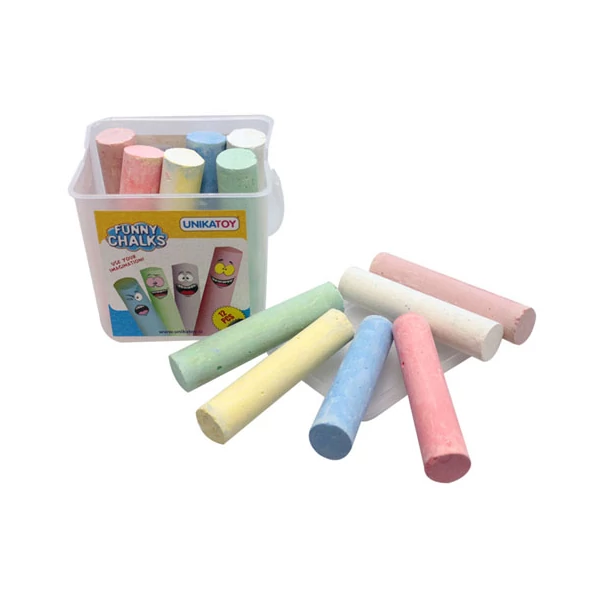 Aszfaltkréta 12db-os szett - Unikatoy