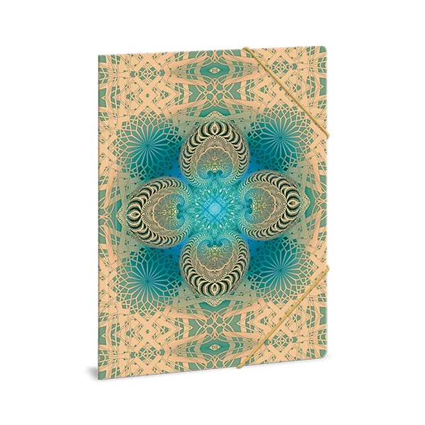 Ars Una: Mandala Gold Hope gumis dosszié A/4
