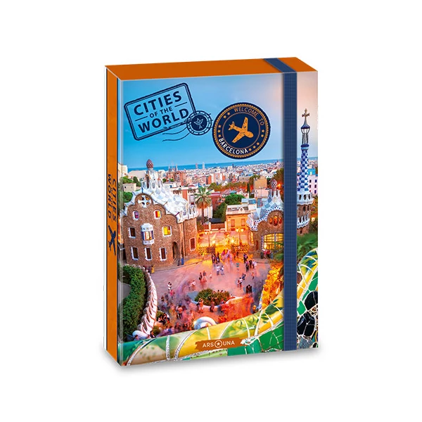 Ars Una: Cities of the World Barcelona városképe füzetbox A/5-ös