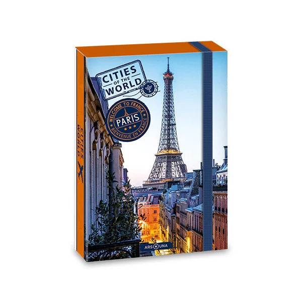Ars Una: Cities of the World Párizs városképe füzetbox A/5-ös