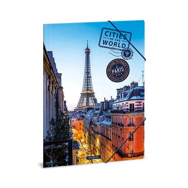 Ars Una: Cities of the World Paris gumis dosszié A/4-es