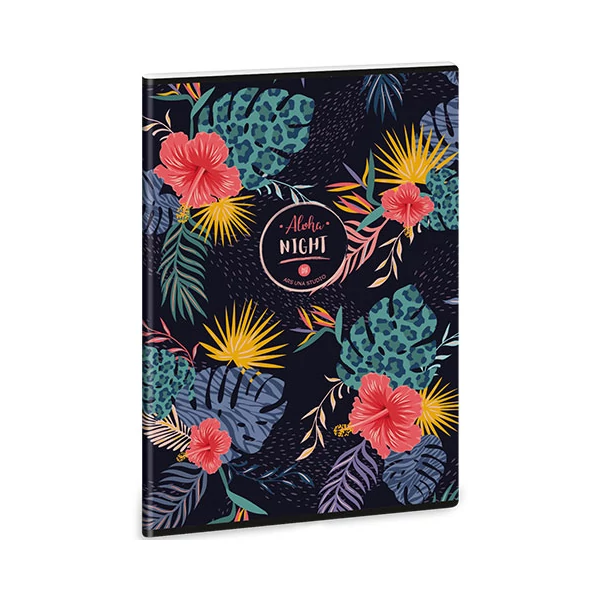 Ars Una: Aloha Night A/4 extra kapcsos ponthálós füzet