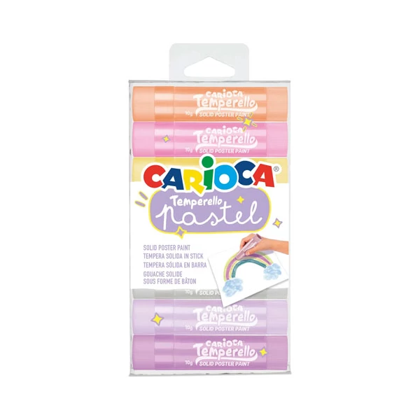 Temperello Pastel tempera stick szett 8db-os - Carioca