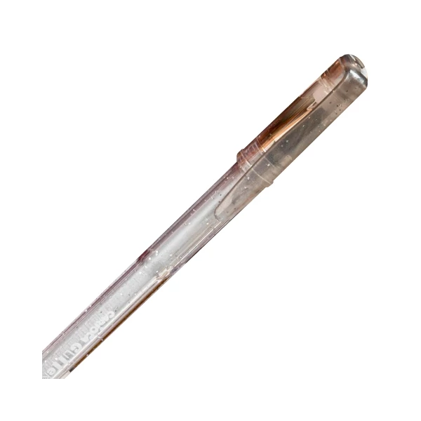 Carioca: Glitter ezüst színű csillámos zselés toll