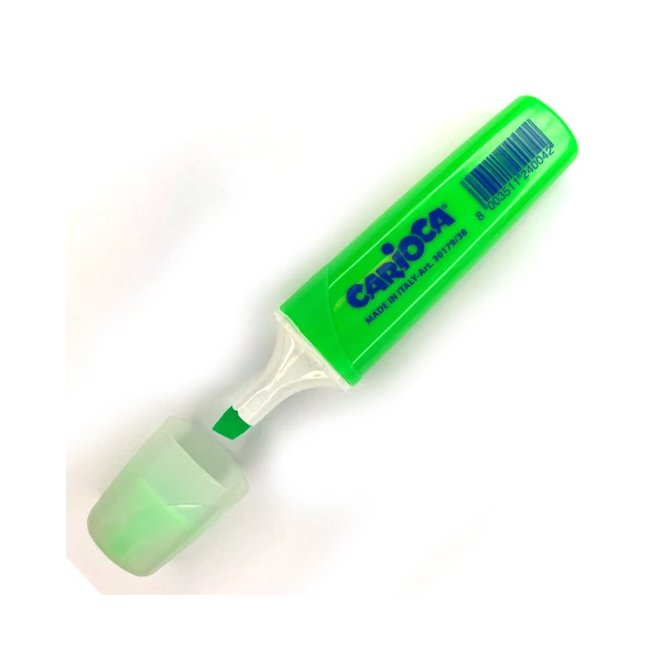 Carioca: Neon zöld szövegkiemelő filc 5mm