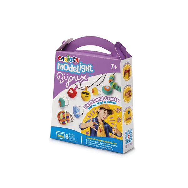 Modelight Bijoux Nyaklánc és Gyűrű készítés gyurma szett - Carioca