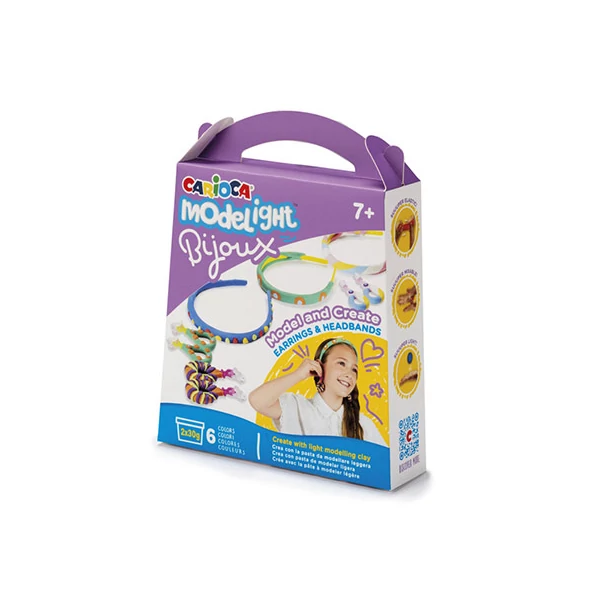 Modelight Bijoux Fülbevaló és Fejpánt készítés gyurma szett - Carioca