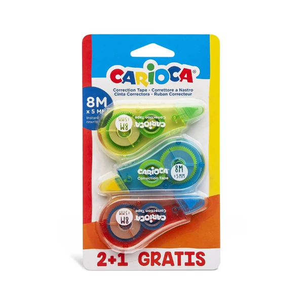 Carioca: Rolleres hibajavító szett 2+1db ajándék 8mx5mm